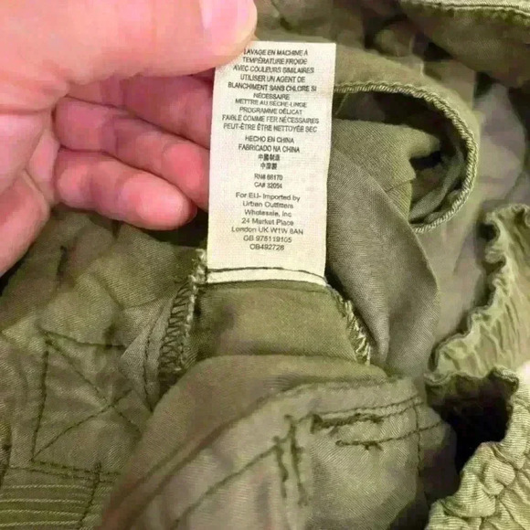 Free People green lightweight woman’s pants size 6 - Picture 7 of 11